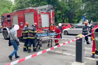 alerta trafic restrictionat pe dinicu golescu la palatul cfr dupa ce un lift cu 6 oameni in el s a prabusit in cladire stb linia 44 blocata 6a0ed20c7e4b7
