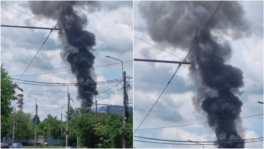 breaking explozie si incendiu la cet vest pe bd timisoara mesaj ro alert ocoliti zona instalatia afectata este aproape de transformatoarele distruse in aprilie update 6a11912c44419