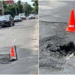 foto strada mircesti s a surpat iar de la traficul deviat pe aici pentru m6 e langa o teava de gaze oamenii la capatul rabdarii ii amintesc lui ciucu ca a promis ca se ocupa 6a154d71da051