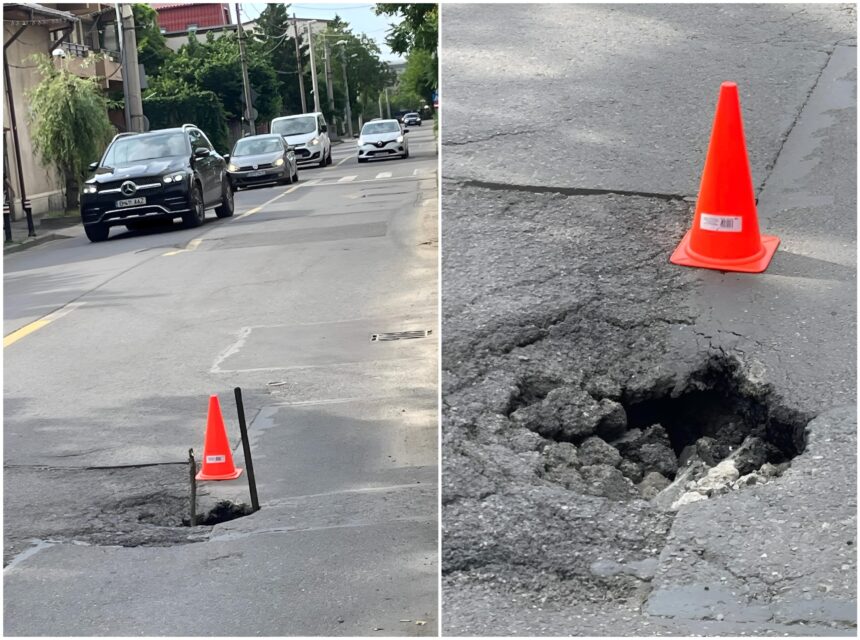 foto strada mircesti s a surpat iar de la traficul deviat pe aici pentru m6 e langa o teava de gaze oamenii la capatul rabdarii ii amintesc lui ciucu ca a promis ca se ocupa 6a154d71da051
