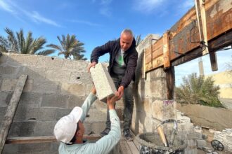 it fails under testing but its what we have ban forces palestinians to make their own cement from rubble 6a0c19f2a5a0e