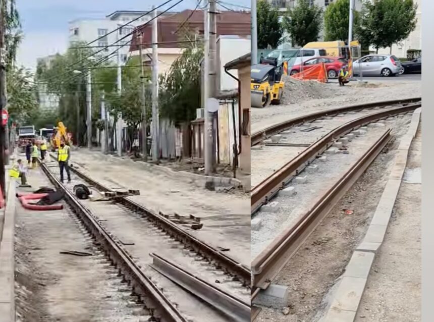 video ultima etapa de lucrari grele pe santierul la sinele de tramvai de pe strada clabucet care afecteaza dramatic vietile oamenilor din cartier 6a194ffdaa189