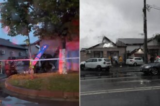 accident grav seara trecuta pe soseaua alexandriei doua masini s au ciocnit una dintre ele s a rasturnat si a avariat o teava de gaze 6a2d0fb377c36