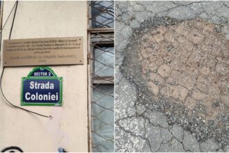 foto descoperire aproape arheologica pe strada coloniei din bucuresti unde asfaltul s a facut praf si a iesit la lumina pavimentul pe care paseau stramosii 6a420b94940a7