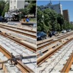 inca un tronson de sina de tramvai de pe prelungirea ghencea are autorizatie de construire incep lucrarile intre str maracineni si parcare parkride 6a29413362dfc