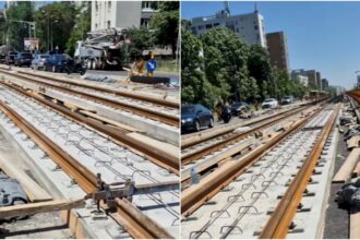 inca un tronson de sina de tramvai de pe prelungirea ghencea are autorizatie de construire incep lucrarile intre str maracineni si parcare parkride 6a29413362dfc