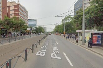 un santier termo restrictioneaza traficul pe bd paul teodorescu toata vara soferii vor circula pe linia de tramvai 6a20039a87135