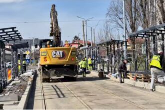 video avans pe santierul sinelor de pe bulevardul expozitiei cum vor arata noile refugii din statiile de tramvai din bucuresti 6a1d609d8d349