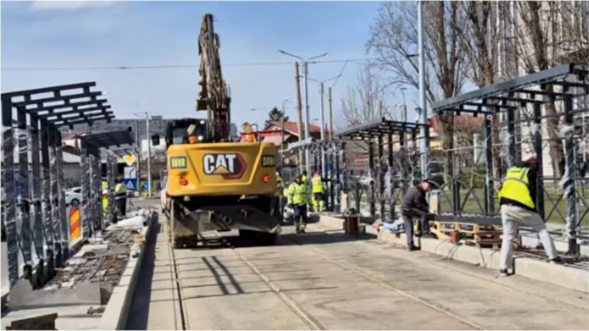 video avans pe santierul sinelor de pe bulevardul expozitiei cum vor arata noile refugii din statiile de tramvai din bucuresti 6a1d609d8d349
