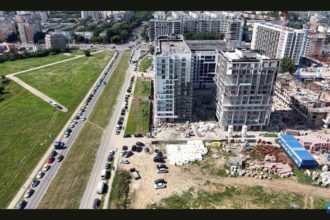 video imagini noi cu prelungirea ghencea vazuta din drona noul traseu al tramvaiului 41 asteapta betonul largirea bulevardului continua spre domnesti prin haos urbanistic 6a3a76f69b102
