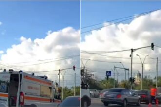 video un barbat a evadat din ambulanta in timp ce aceasta era prinsa in traficul din capitala jandarmii l au prins 6a2138f9dc5db