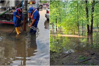 dupa ce vremea s a potolit si inainte sa se strice iar la pmb s a reunit si centrul de conducere si coordonare a interventiei se discuta ce se face la inundatii 6a451104e6368