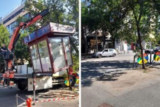 foto doua chioscuri de flori de pe pache protopopescu si vatra luminoasa au fost desfiintate ocupau ilegal spatiul public 6a6a33230d537