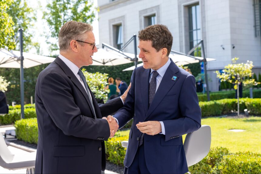 nicusor dan intalnirea cu premierul keir starmer la summitul nato continua colaborarea indeaproape 6a4e2155648c7