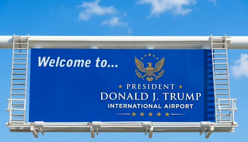noua sigla a aeroportului donald trump din florida starneste controverse are erori si ar fi facuta cu ia 6a55fc3d21014