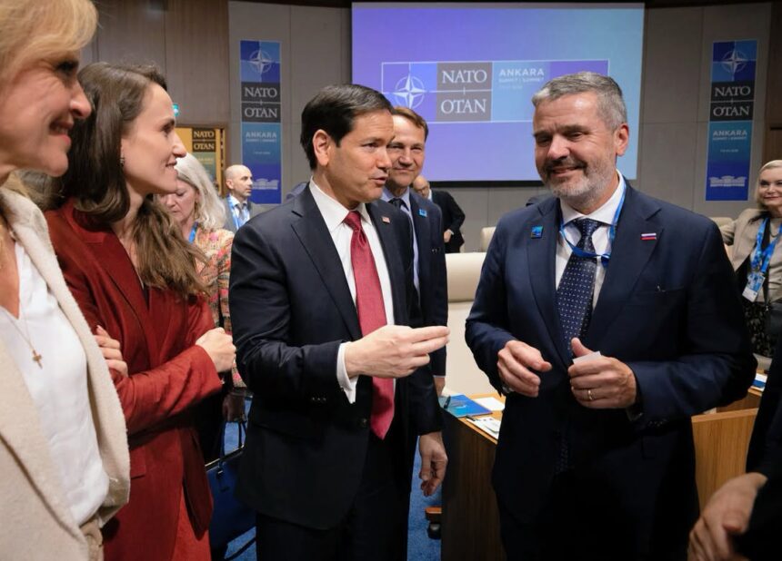 oana toiu discutii cu marco rubio si alti ministri de externe prezenti la summit miza noastra sa crestem profilul de furnizor de securitate 6a4e2851871e4