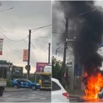 video masina in flacari pe soseaua chitilei martor sensul de intrare in oras este blocat 6a60eaa78f82f