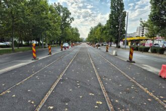 foto inca un lot de sine de tramvai din bucuresti va fi gata curand pe bd basarabia de ce liniile stb se vor opri la republica lui negoita 6a81a460eaea1
