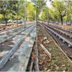 foto se monteaza primele sine noi de tramvai pe bulevardul theodor pallady lucrarile avanseaza pe lotul 1 intre complex titan si liviu rebreanu 6a7ed729c62d8
