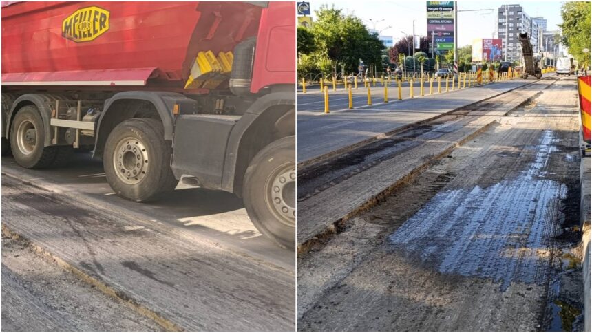 foto surpriza zilei in bucuresti vine de pe barbu vacarescu bulevardul proaspat asfaltat se rascheteaza si gaureste la loc pesemne pentru niste tevi ca sa nu ne plictisimf09f92aaf09f8fbc 6a897146a89df