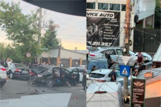 video incredibil accident rutier in lant in bucuresti pe gherghitei unde 6 sase masini s au facut praf carambolul provocat de un pusti de 17 ani fara permis 6a8d49e0ba2d2