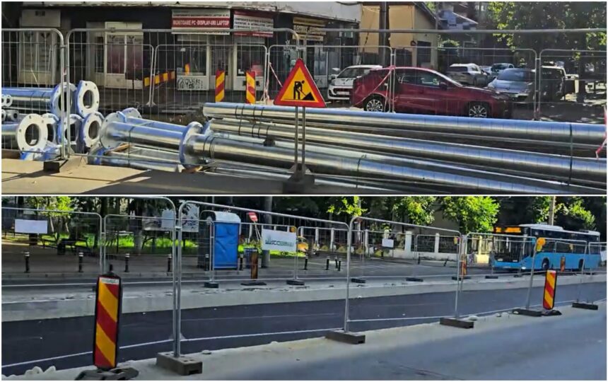 video santierul de la linia 16 stagneaza pe strazile maica domnului si reinvierii pe lacul tei s au terminat lucrarile la utilitati 6a8303ead6c1a